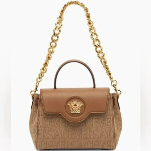 Versace
Medusa Monogram Jacquard Top-Handle Bag